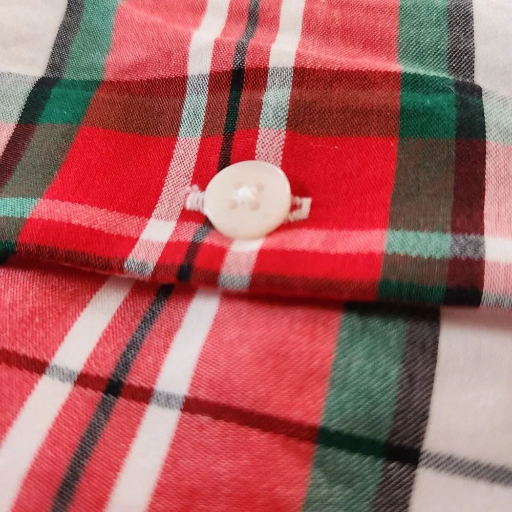 Carter’s Holiday Tartan Plaid Fit & Flare Christmas Dress Red Green 12M